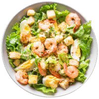 Matcha Garnelen Salat